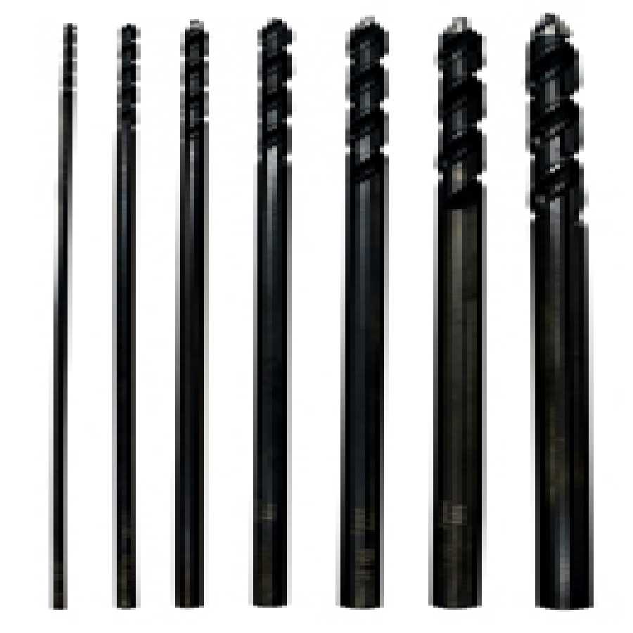 ONYX 7-Piece TurboStep Aircraft Extension Length Drill Bit Set