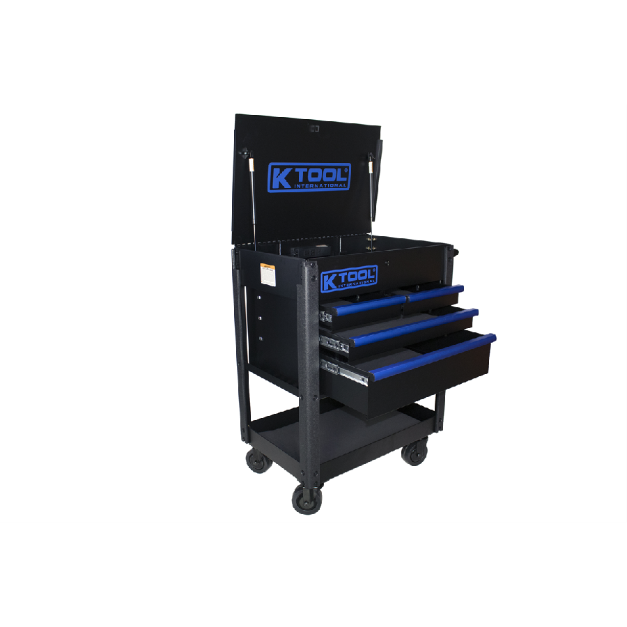 K Tool International Service Cart 35 in. Premium 4 Drawer 500 lb