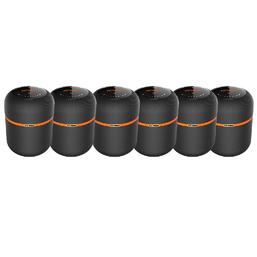 K Tool International 6 Pack of Portable Bluetooth Speakers