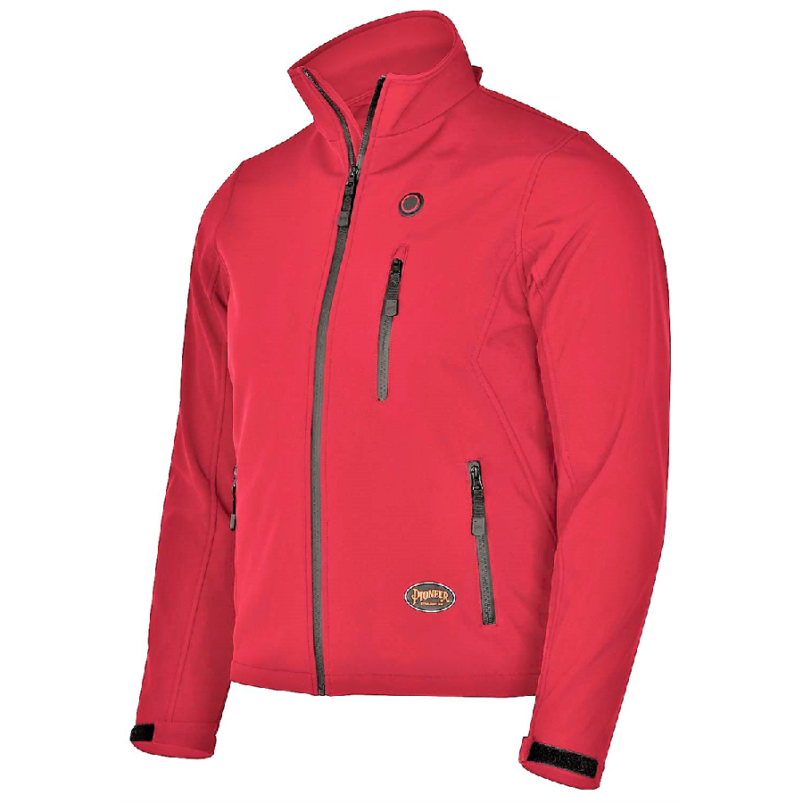 Pioneer Pioneer - Heated Softshell Jacket - Red - Size Large