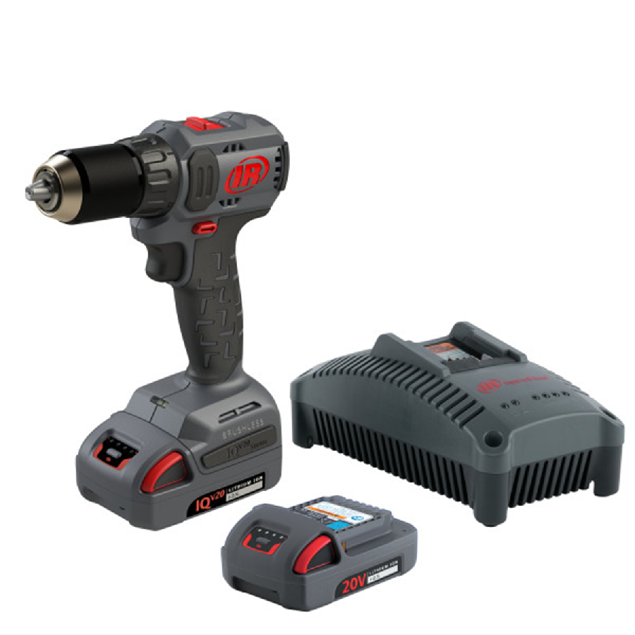 Ingersoll Rand 1/2" 20V Cordless Compact Drill Driver 2 Battery