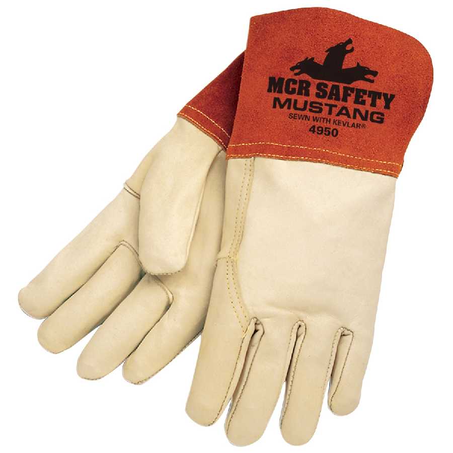 MCR SAFETY Mustang Leather Welding Work Gloves