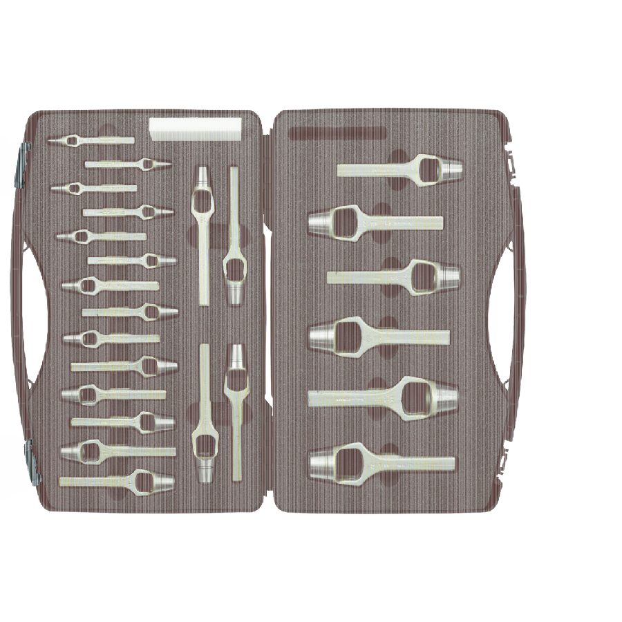 24-piece Henkellocheisen set ? {Total length of tools (set) [mm]