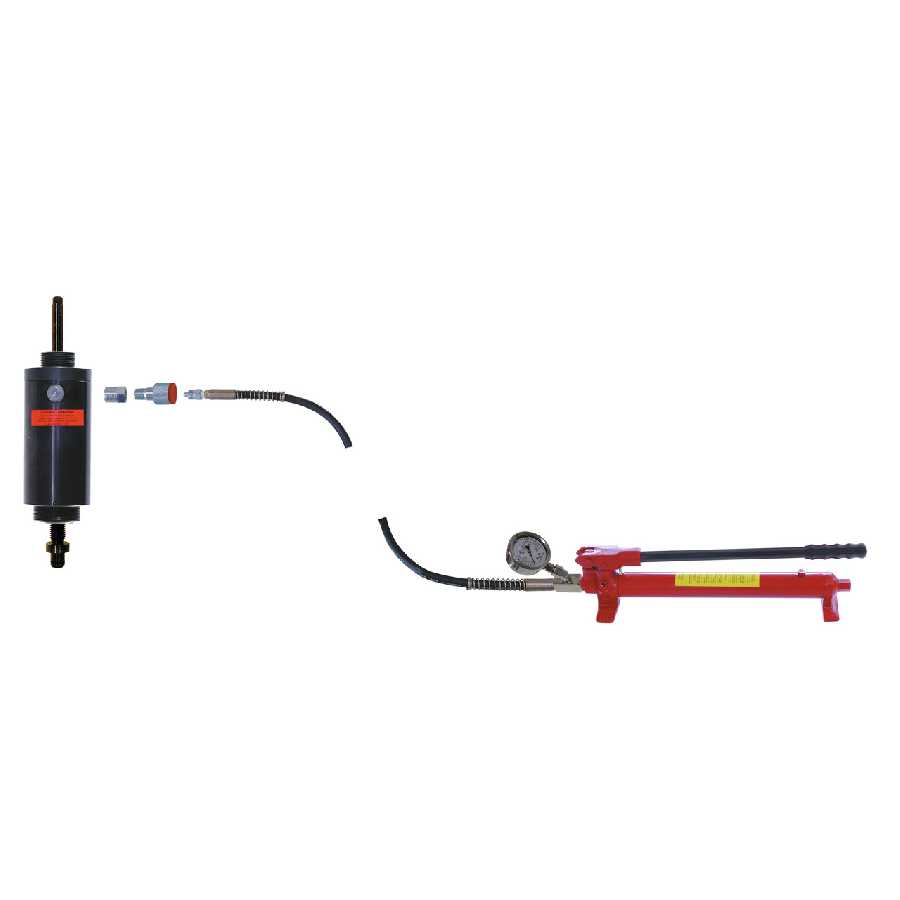 Hydraulic Hand Pump with Pressure Gauge, 10t