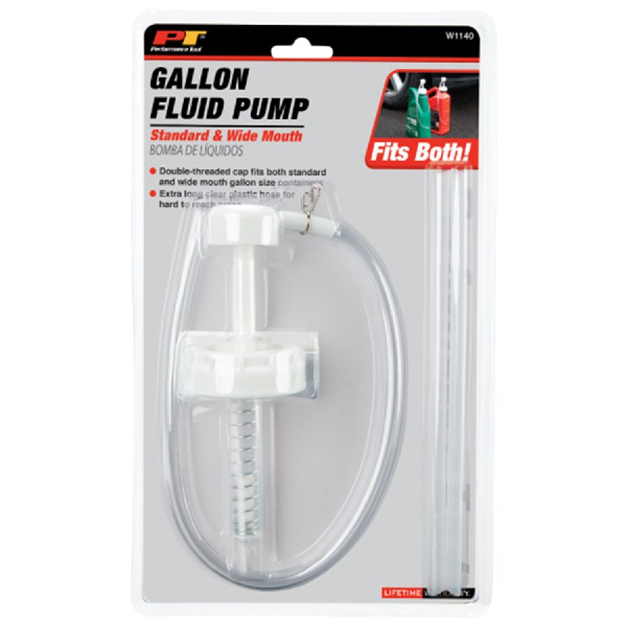 Performance Tool Standard and Wide Mouth Gallon Fluid Pump