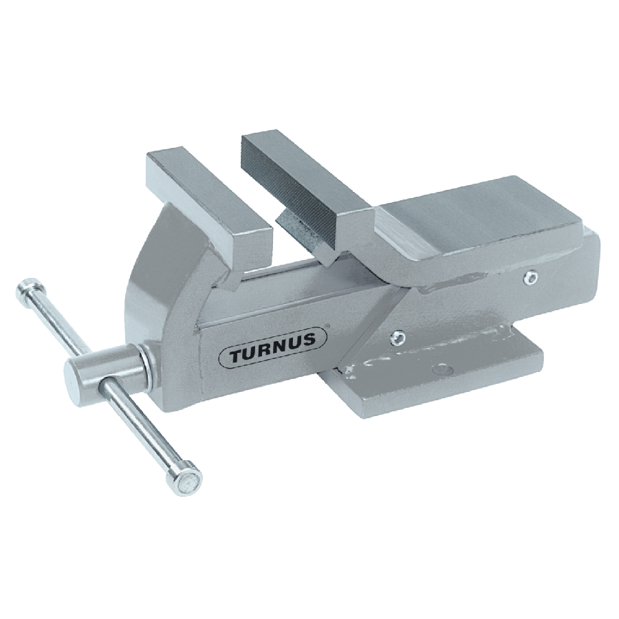 All-steel vise with jaw spread, 22 mm jaw height, up to 120 mm