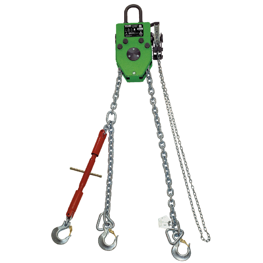 Loose load chain with 3 hooks for motor directors