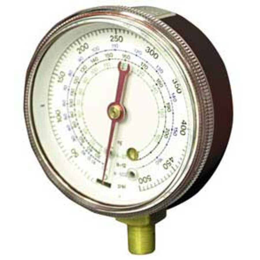 Refrigerant Gauge, Dry, High Side, Red