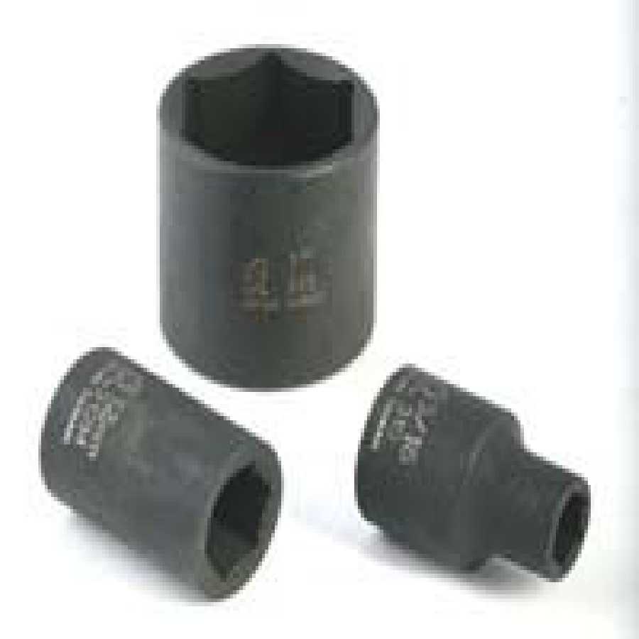 3/8 In Dr Impact Socket, 6 Pt, Std, 3/8 In