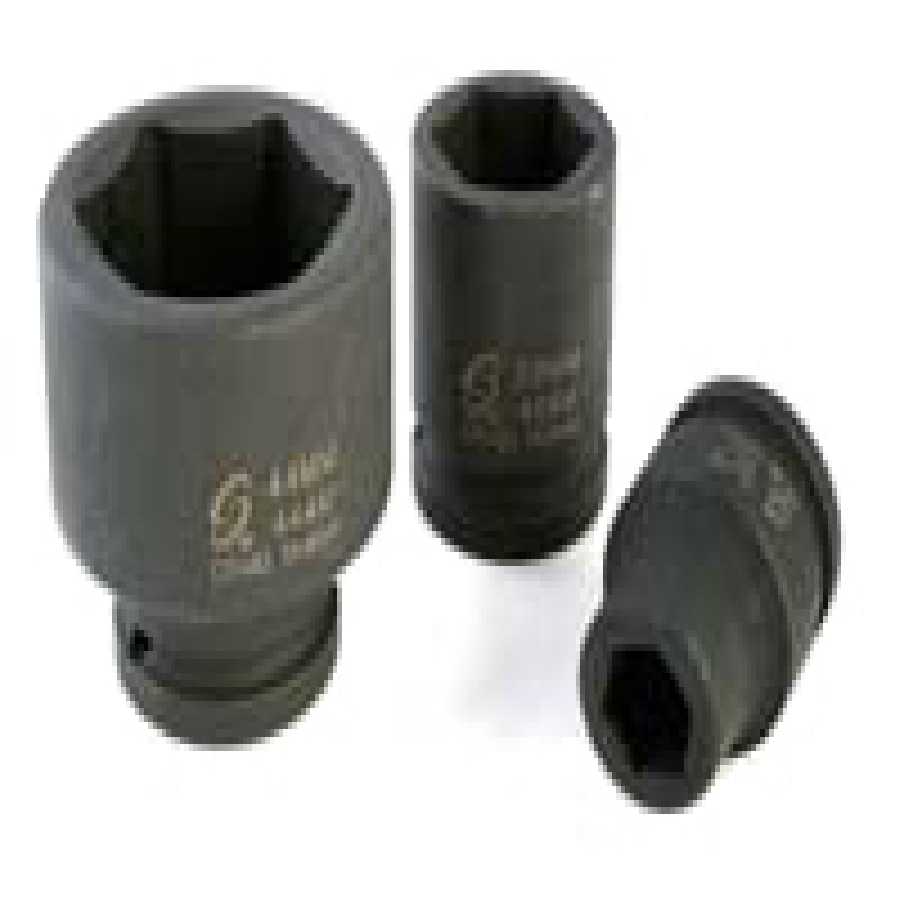 3/4 In Dr Impact Socket, 6 Pt, Std, 3/4 In