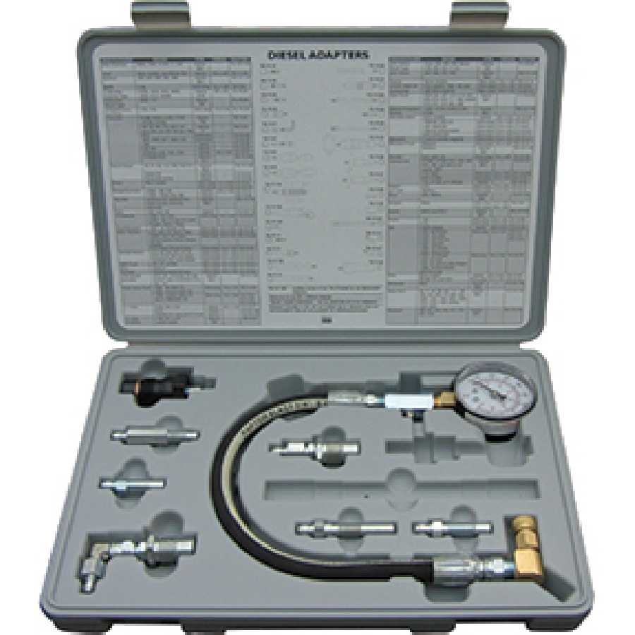 American Diesel Compression Test Set w/ Adapters 1-7