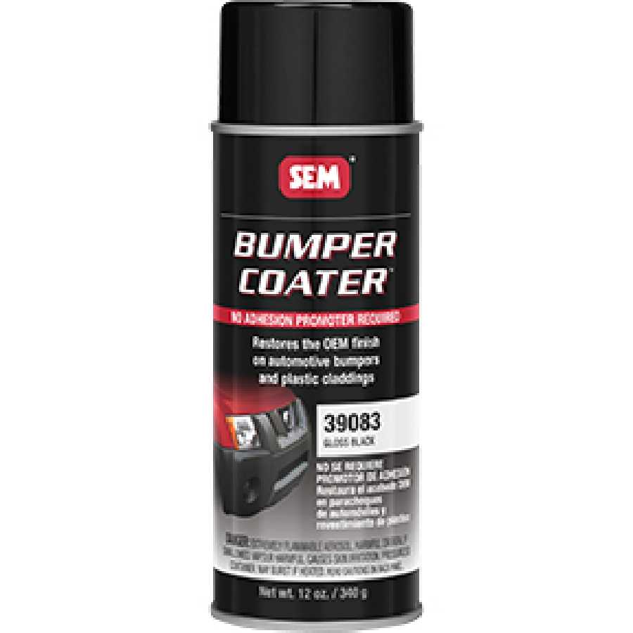 Bumper Coater 12 Oz Aerosol Black Gloss