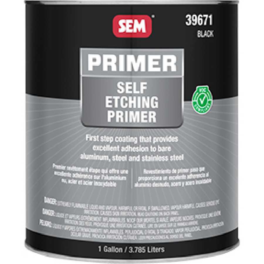 SELF ETCHING PRIMER BBLACK GALLON