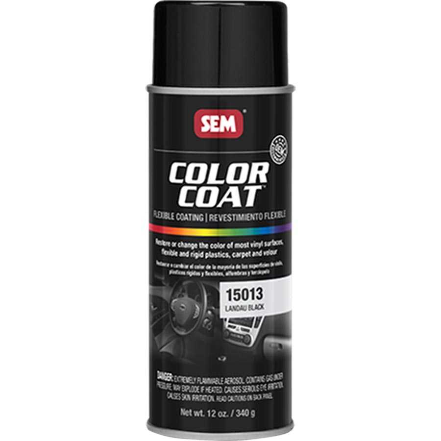 Color Coat 12 Oz Aerosol Landau Black