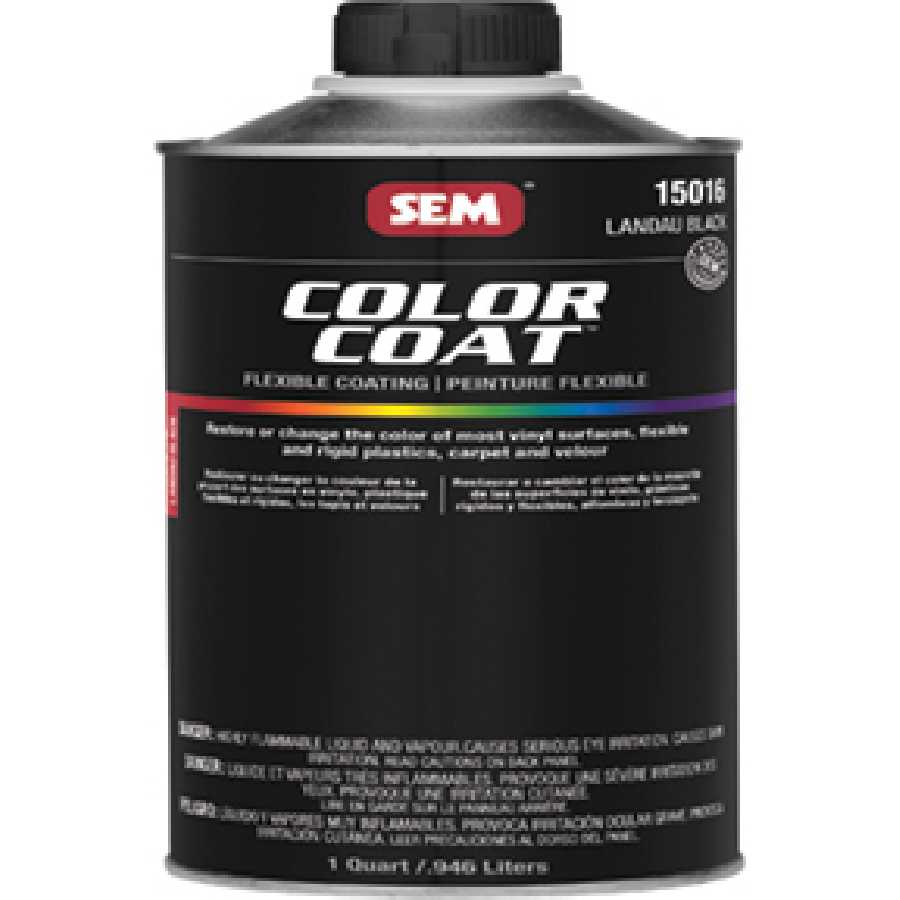 Color Coat Mixing System - Landau Black Cone Quart