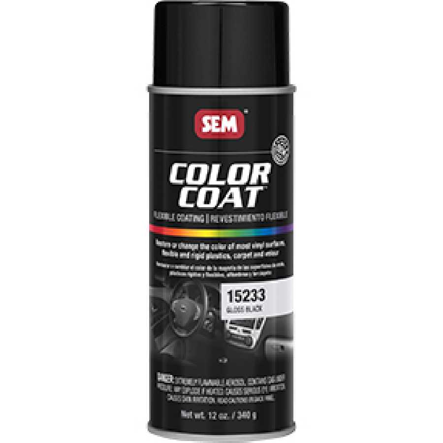 Color Coat Aerosol - Gloss Black