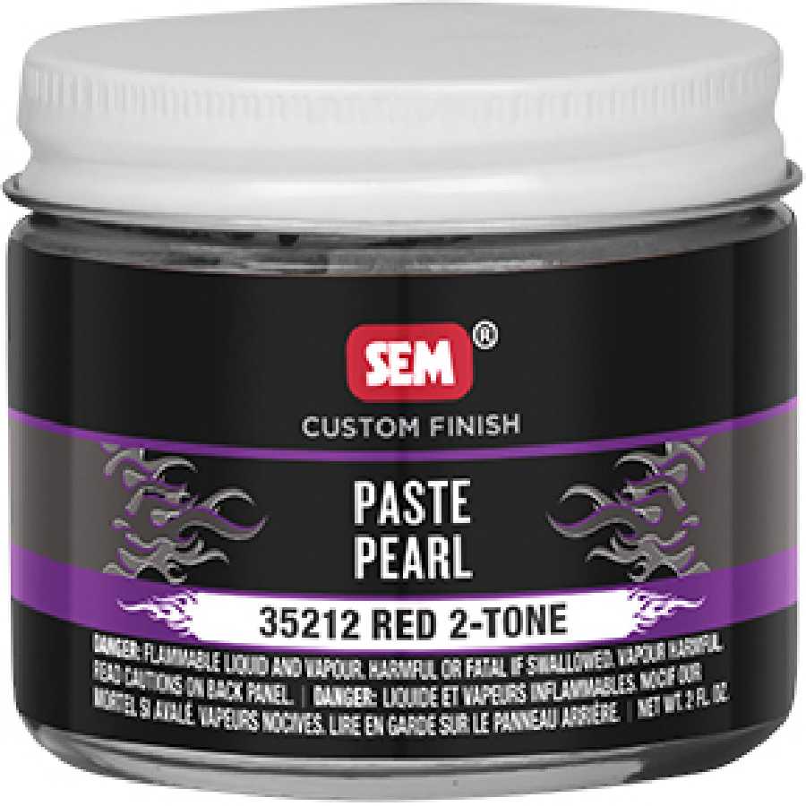 Color Horizons 2 Oz Paste Pearls - Red 2-Tone