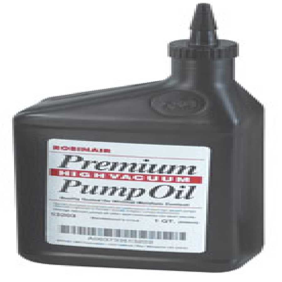 Vacuum Pump Oil Quart Bottle 1 Quart