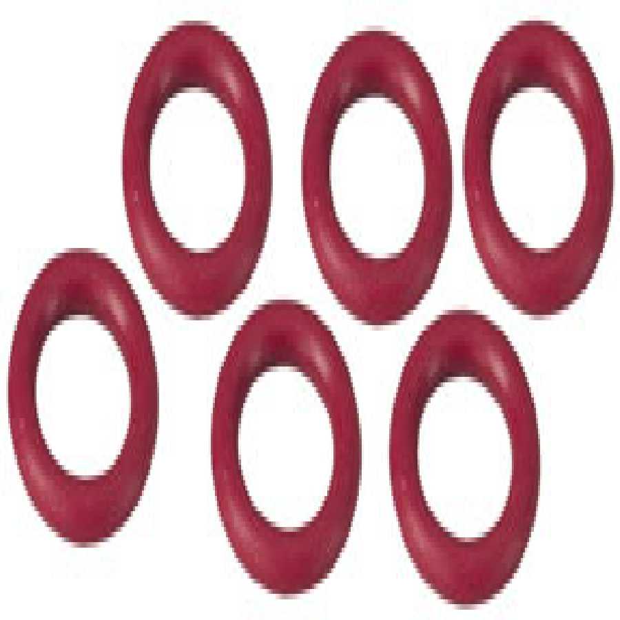 1/4 Inch Quick Seal O-Ring Set Red