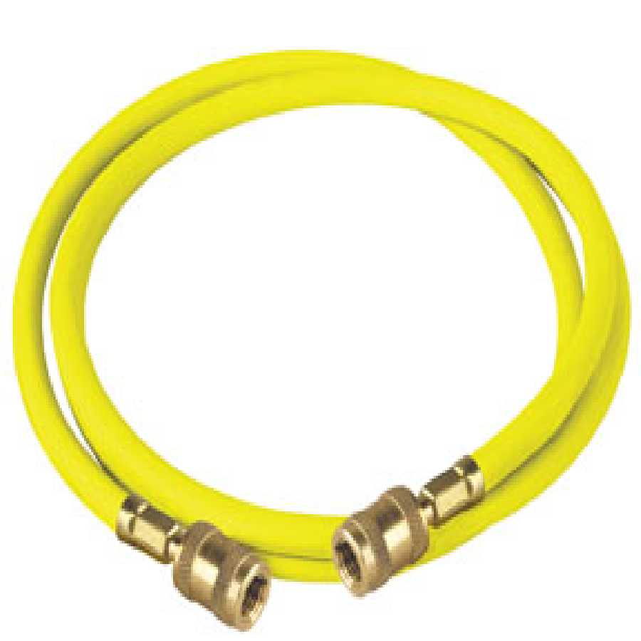 Yellow Charging Hose For R-134a - 96In