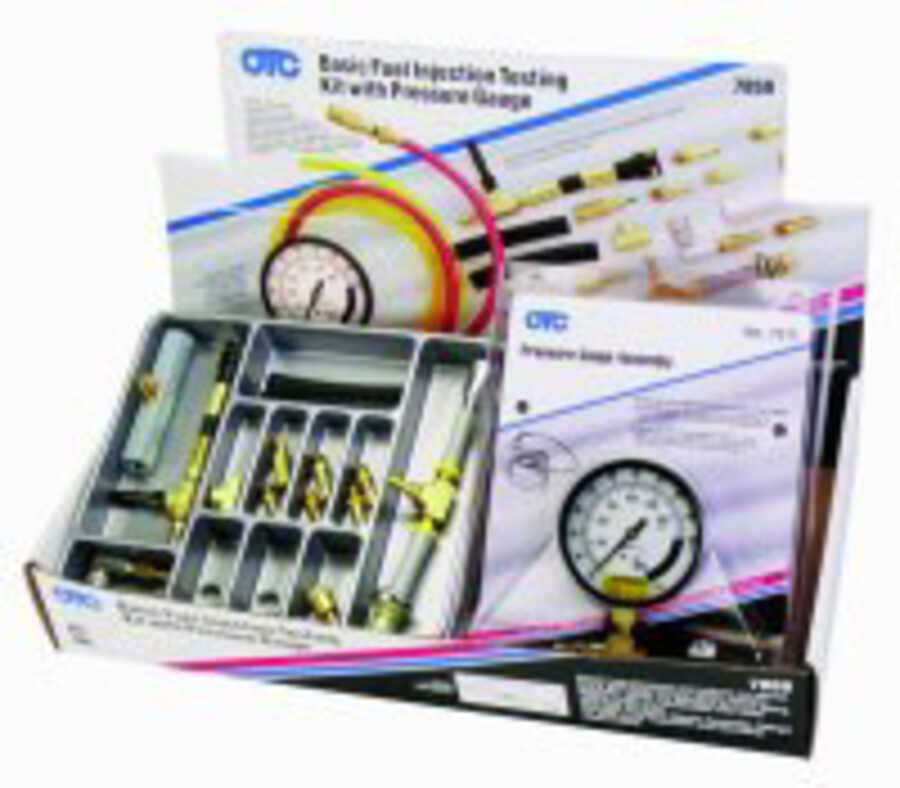 Basic Domestic Fuel Injection Testing Kit with Gauge