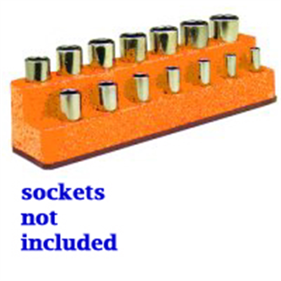 3/8 In Drive Metric Socket Organizer w/ Magnetic Base - So