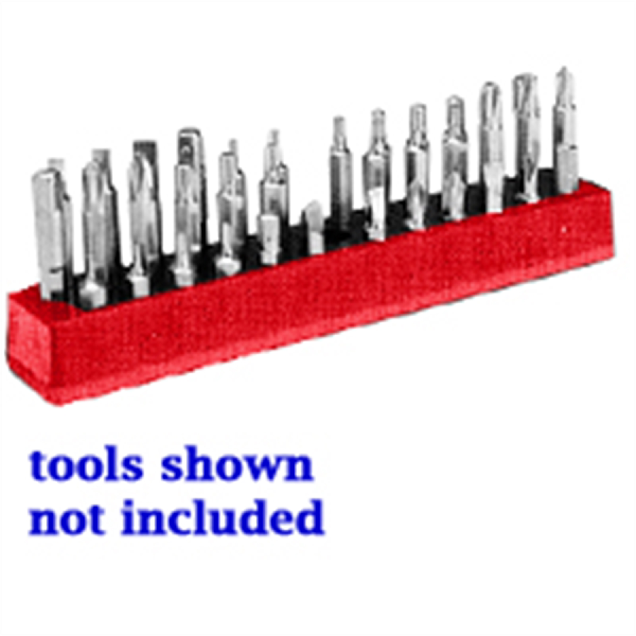 1/4 Inch Drive Hex Bit Socket Organizer w/ Magnetic Base 37 Hole