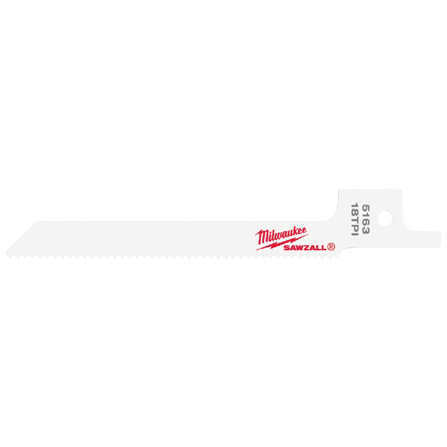 SawZall Blade - 8 In Metal Scroll Cutting - 18 TPI