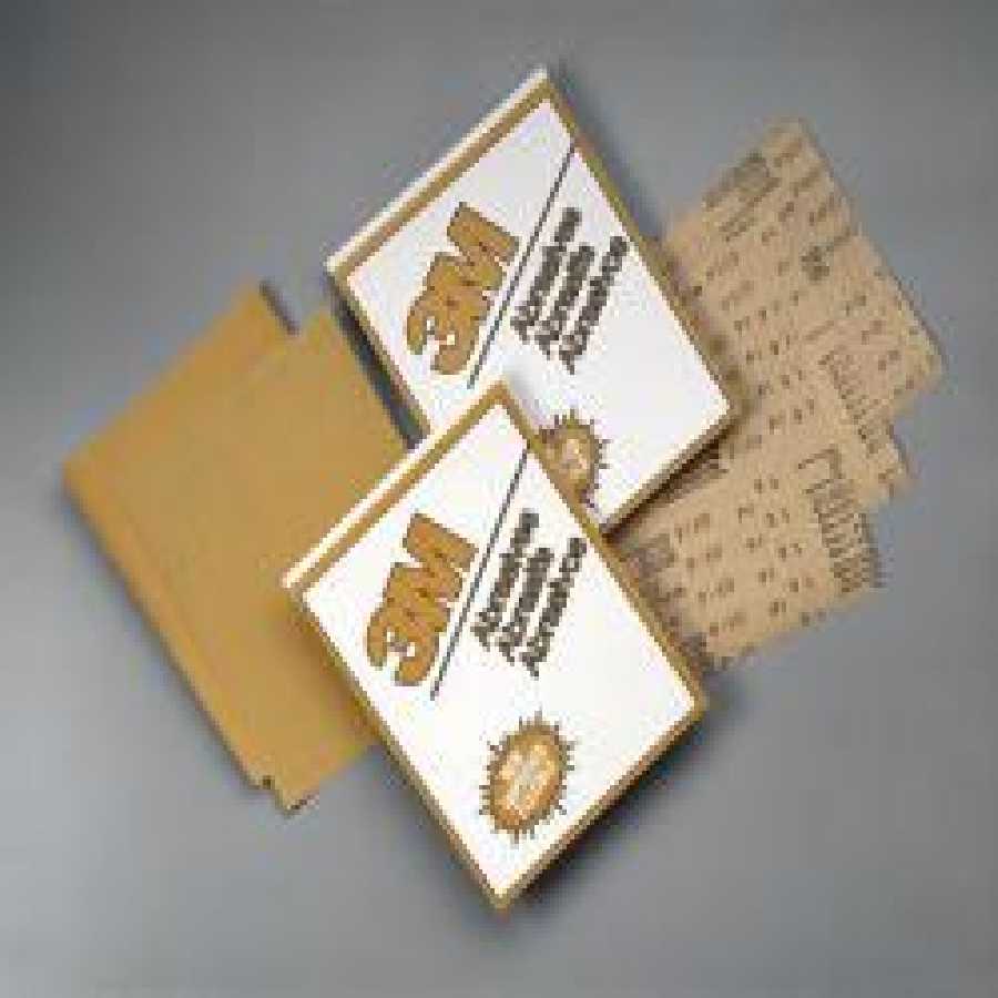 Resinite Fre-Cut Gold Sand Paper Sheets 9 x 11 Inch 320 Grade