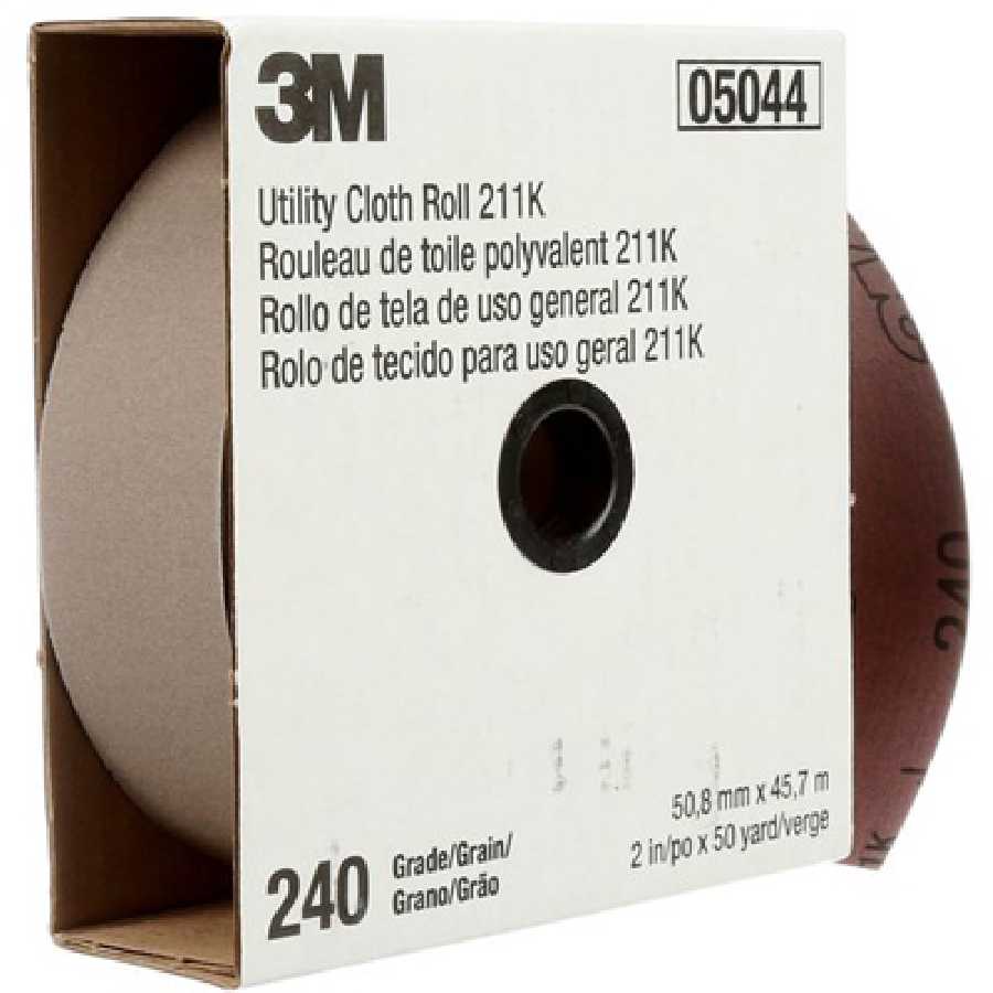 Elek-Tro-Cut(TM) Cloth Utility Roll - 2 In x 50 Yd - 240 Grade