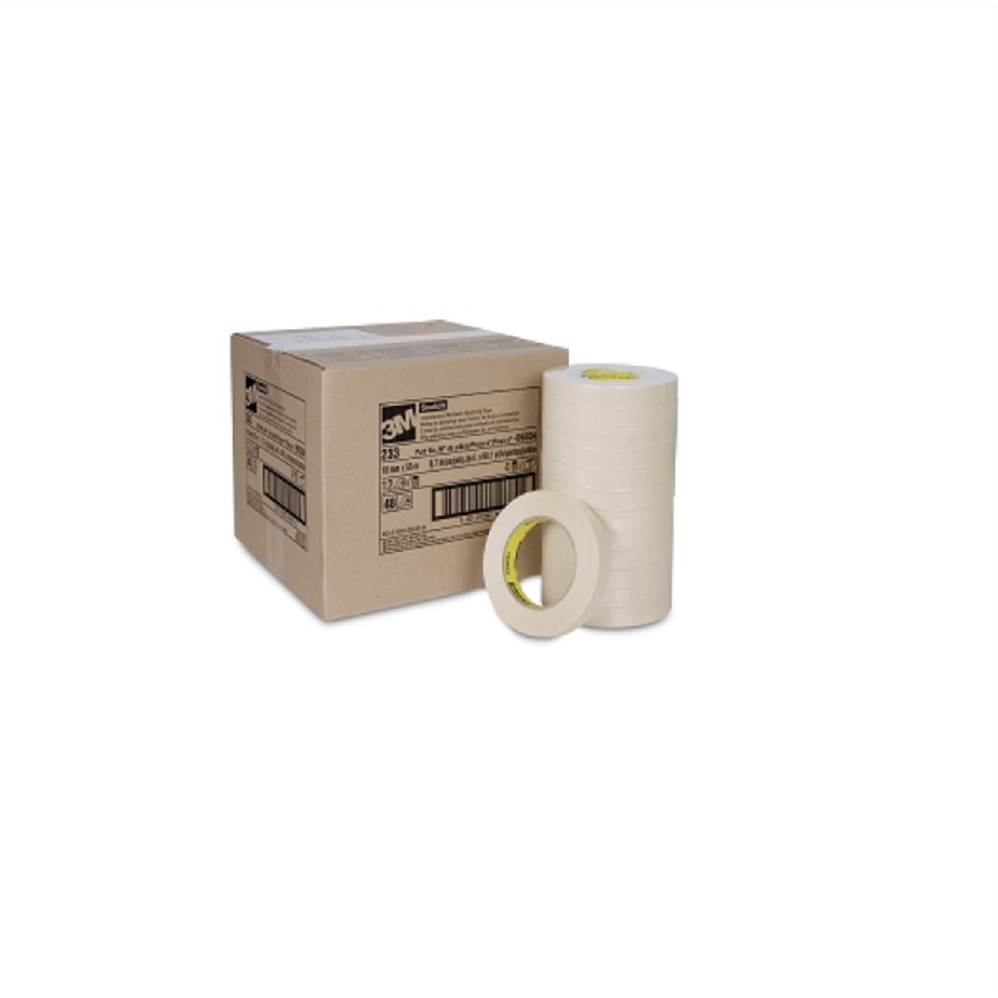 Scotch(R) Automotive Refinish Masking Tape 233 - 3/4 In x 60 Yd