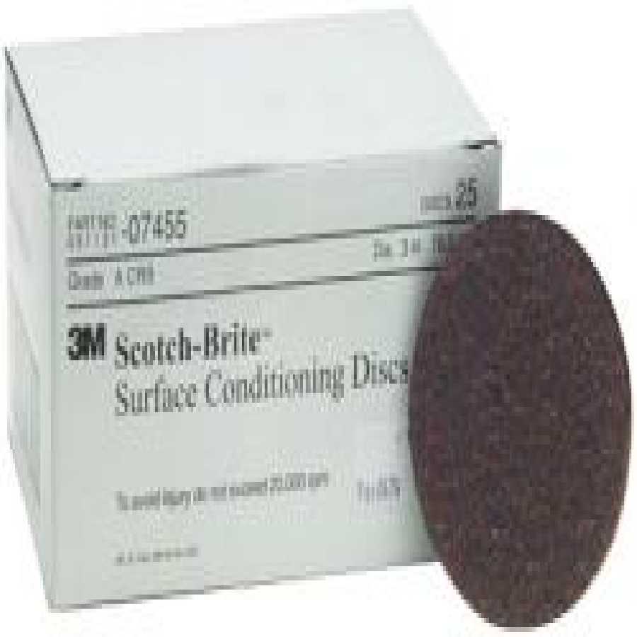 Scotch Brite(TM) Surface Conditioning Disc Brown - 3 In Coarse