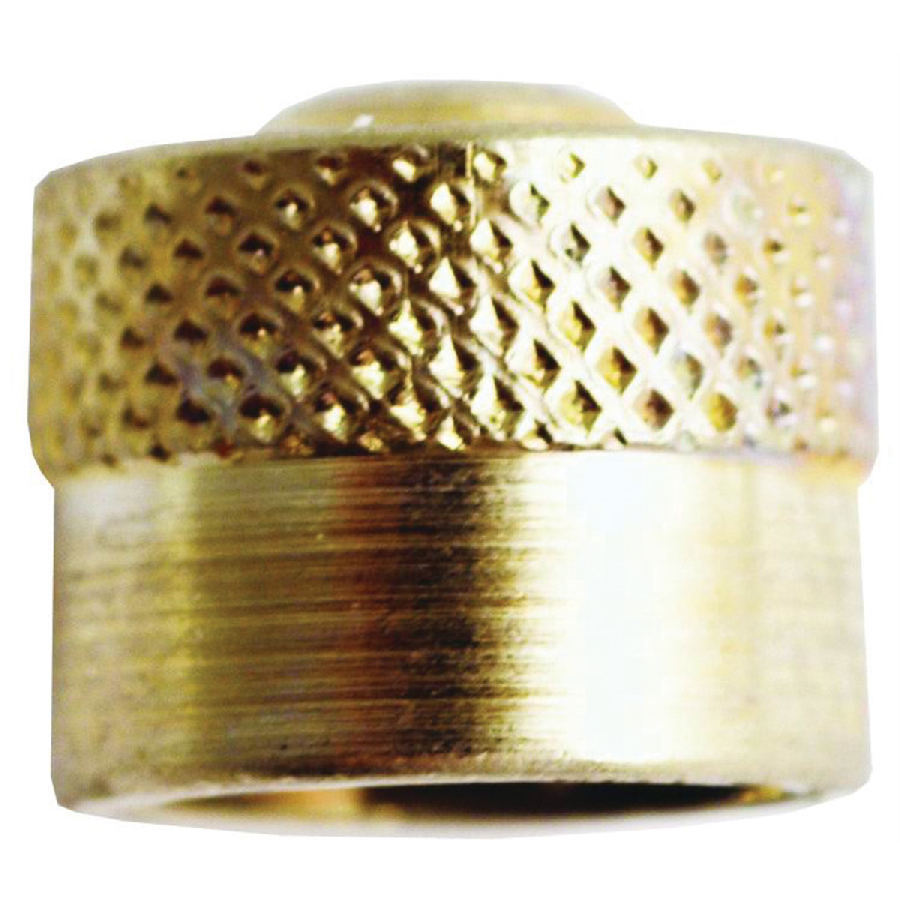 Valve Cap - Dome Type - Brass and Nickel Plated