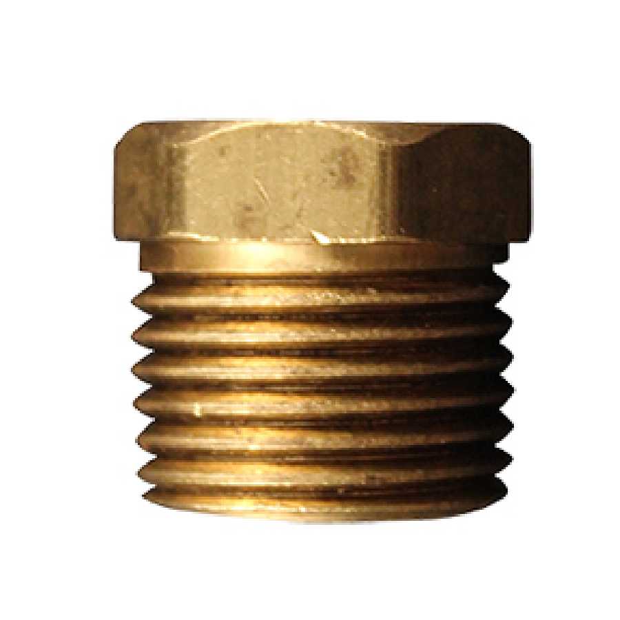 Brass Reducer Bushing 3/8 In Male x 1/4 In Female