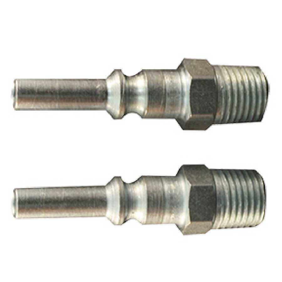 Milton Industries | 791 | Milton L-Style 1/4" NPT Male Air Plug - Durable Steel