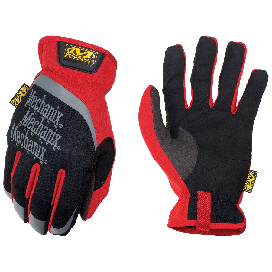 FastFit Gloves - Red - Large