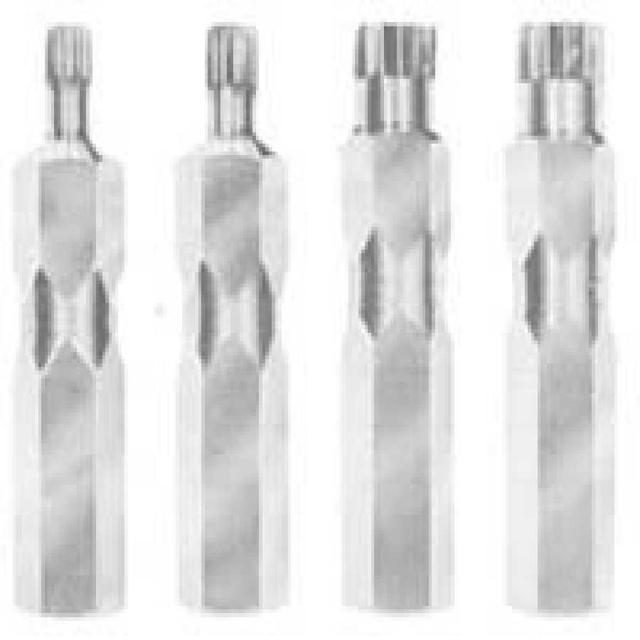 Triple Square 12 Point Metric Bit Set 4 Pc