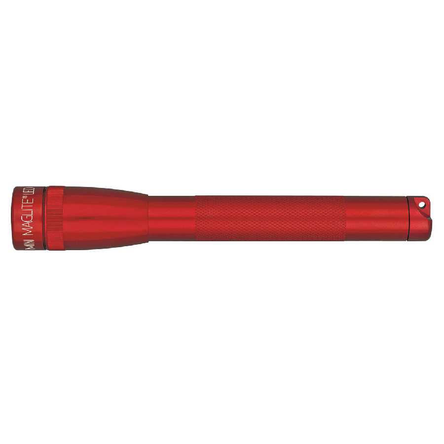 Mini MAGLITE AA Flashlight Holster Combo Pack - Red