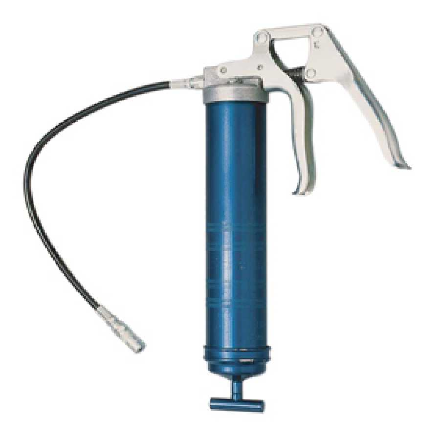 Pistol Grip Hand Grease Gun w 18 Inch Whip Hose