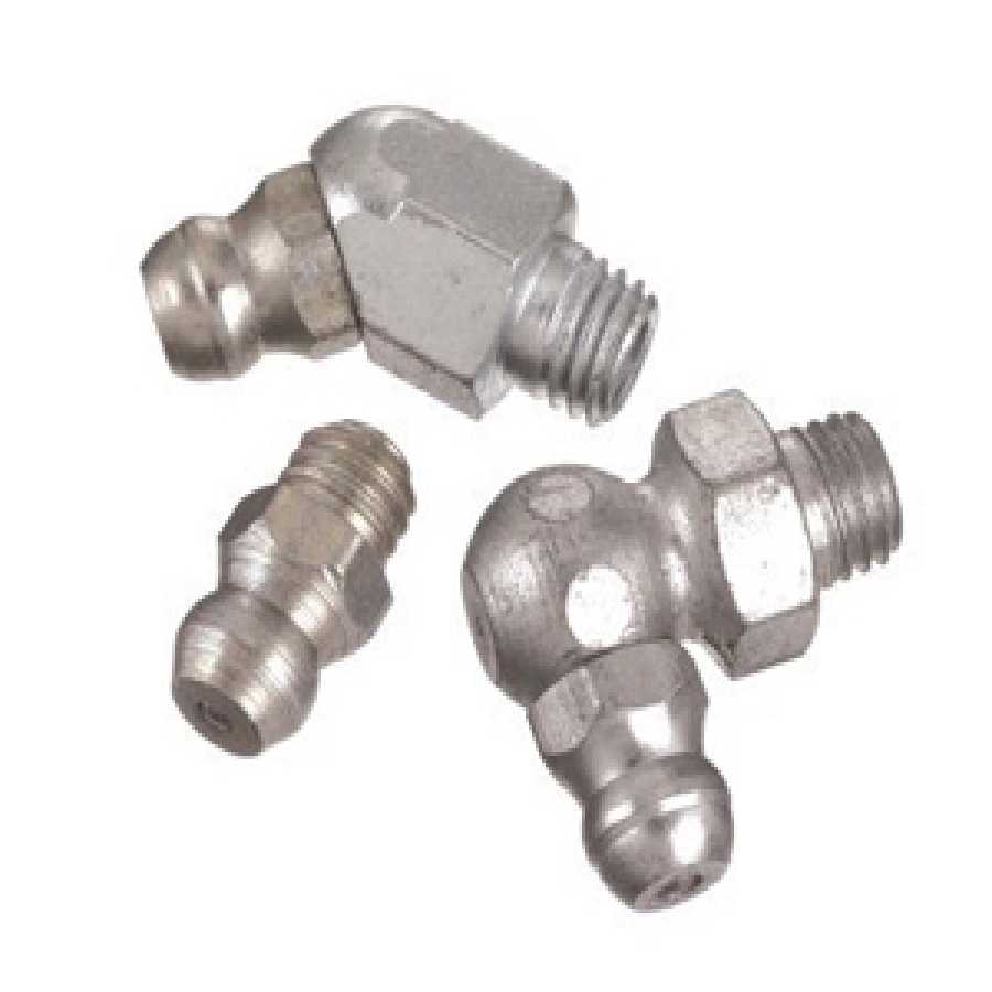 Mini Packaged Grease Fittings - Metric Threads