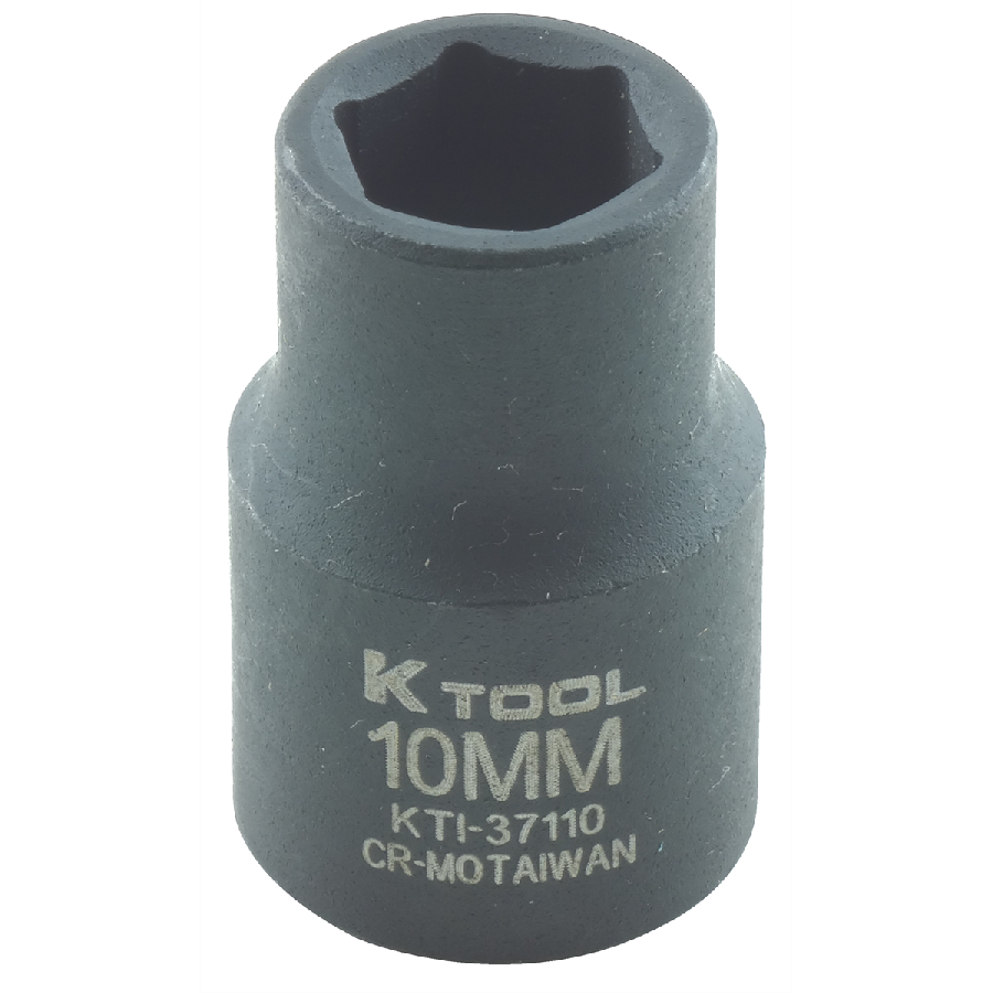 Standard Impact Socket - 3/8 In Dr 6 Pt - 10mm