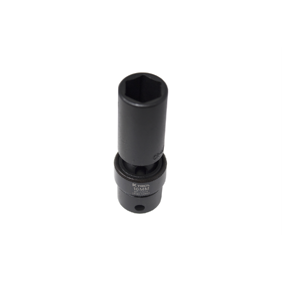 Deep Flex Impact Socket - 3/8 In 6 Pt - 16mm