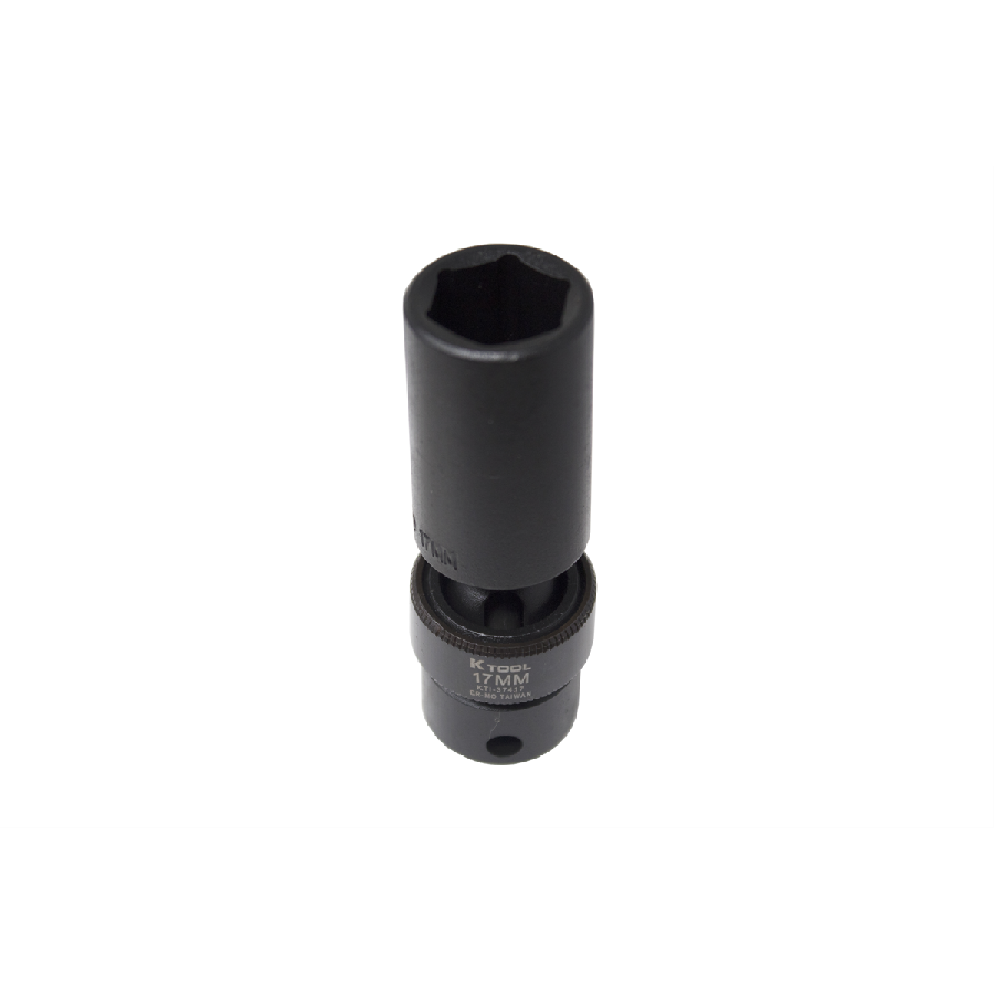 Deep Flex Impact Socket - 3/8 In 6 Pt - 17mm