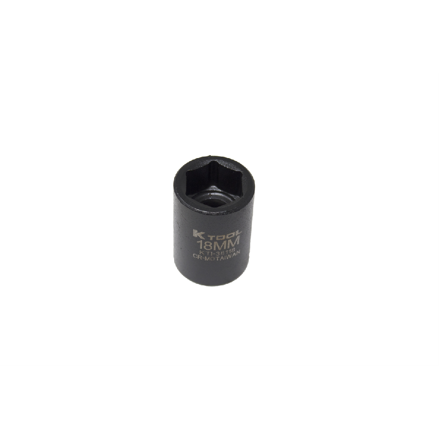 Standard Impact Socket - 1/2 In Dr 6 Pt - 18mm