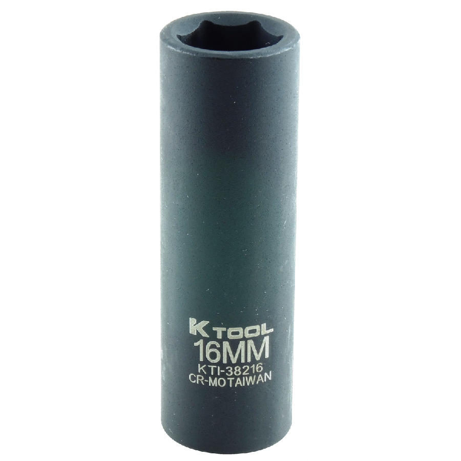 Deep Impact Socket - 1/2 In Dr 6 Pt - 16mm