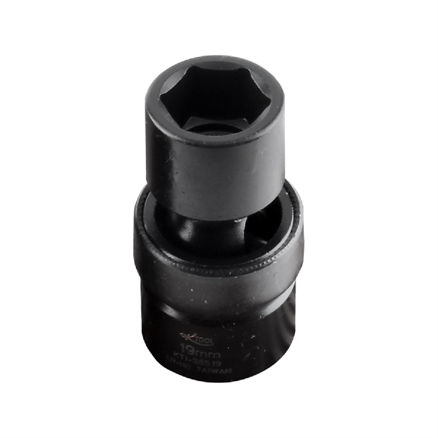 Standard Flex Impact Socket - 3/8 In Dr 6 Pt - 19mm