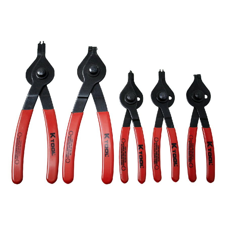 Reversible Snap Ring Pliers Set - 5 Piece