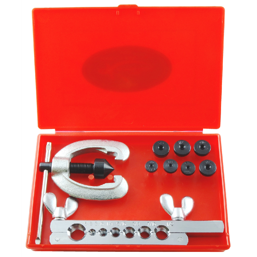 Double Flaring Tool Kit - 7 Adapters