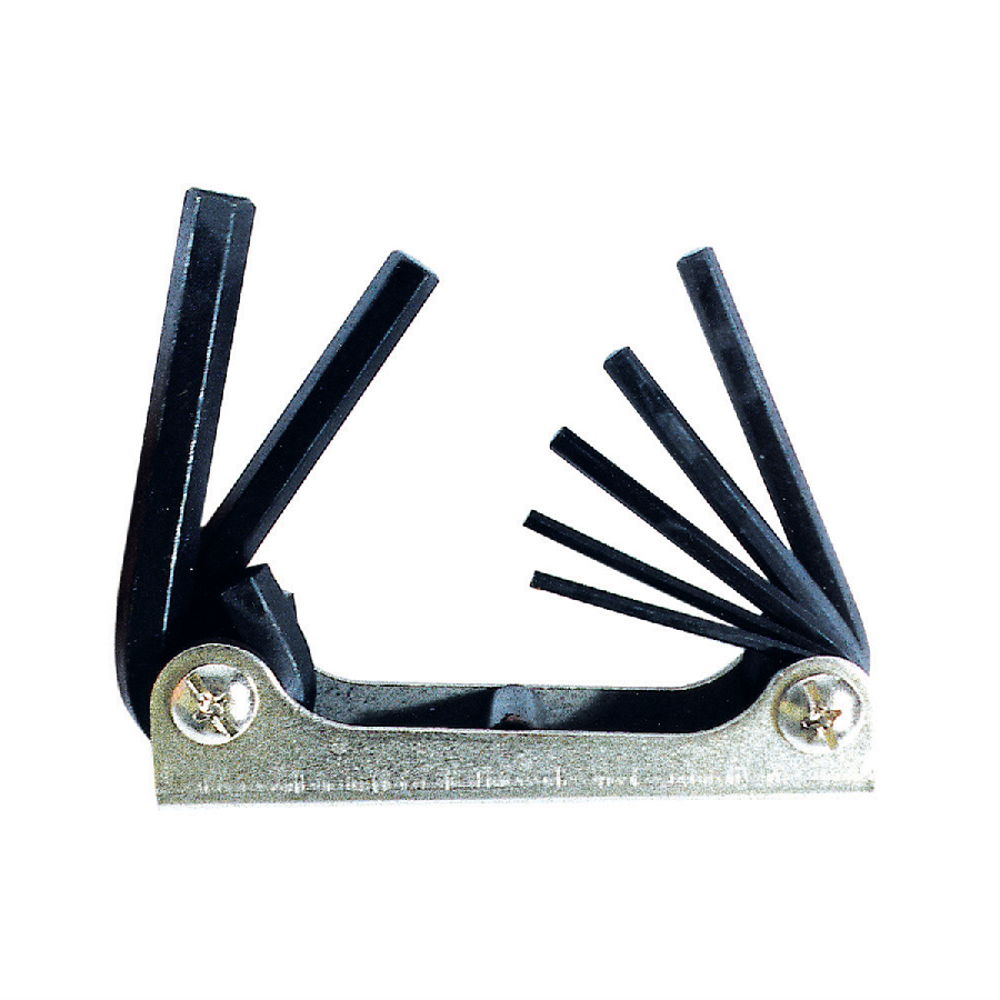 Fractional Folding Hex Keys - 1/8 In-3/8 In