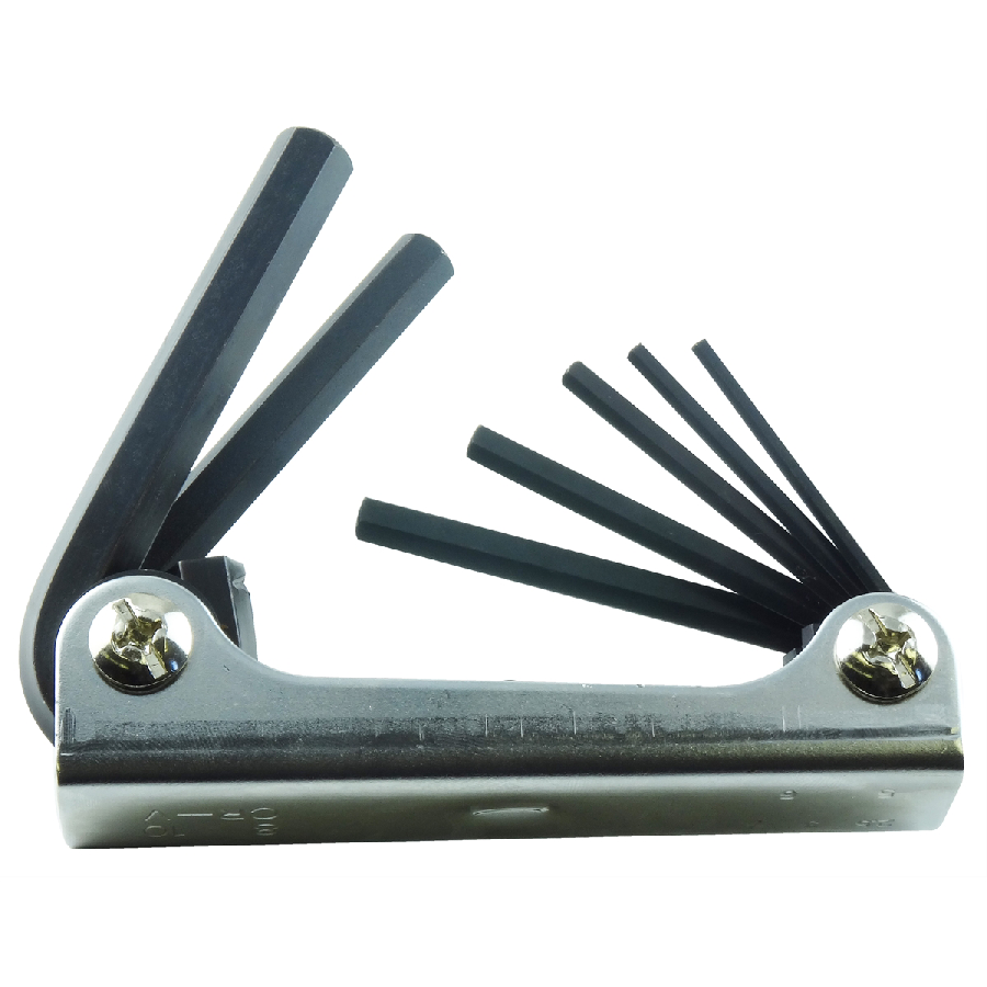 Metric Folding Hex Keys - 2.5mm-10mm